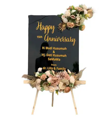 Papan Bunga Akrilik Kroyo