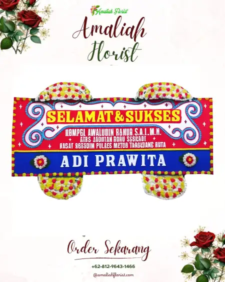 Papan Bunga Ucapan Selamat Kroyo